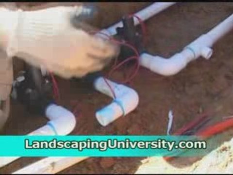 Installing Irrigation Valve Drains