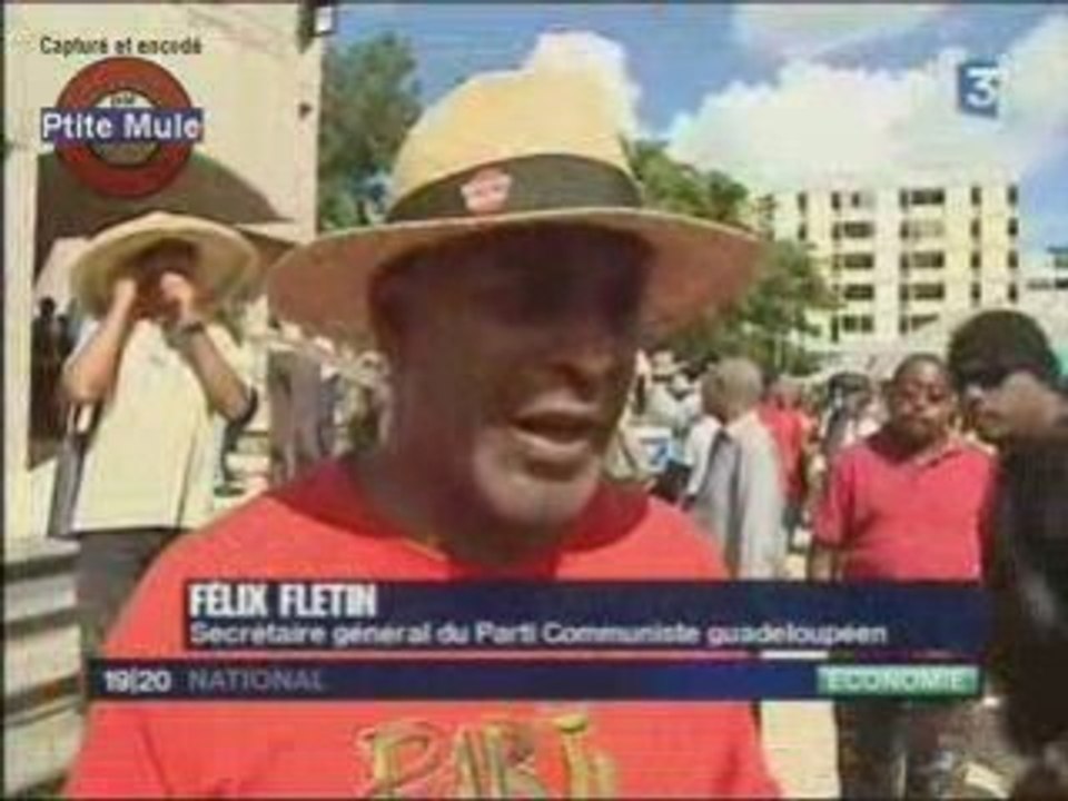 La guadeloupe se mobilise (16/12/08)