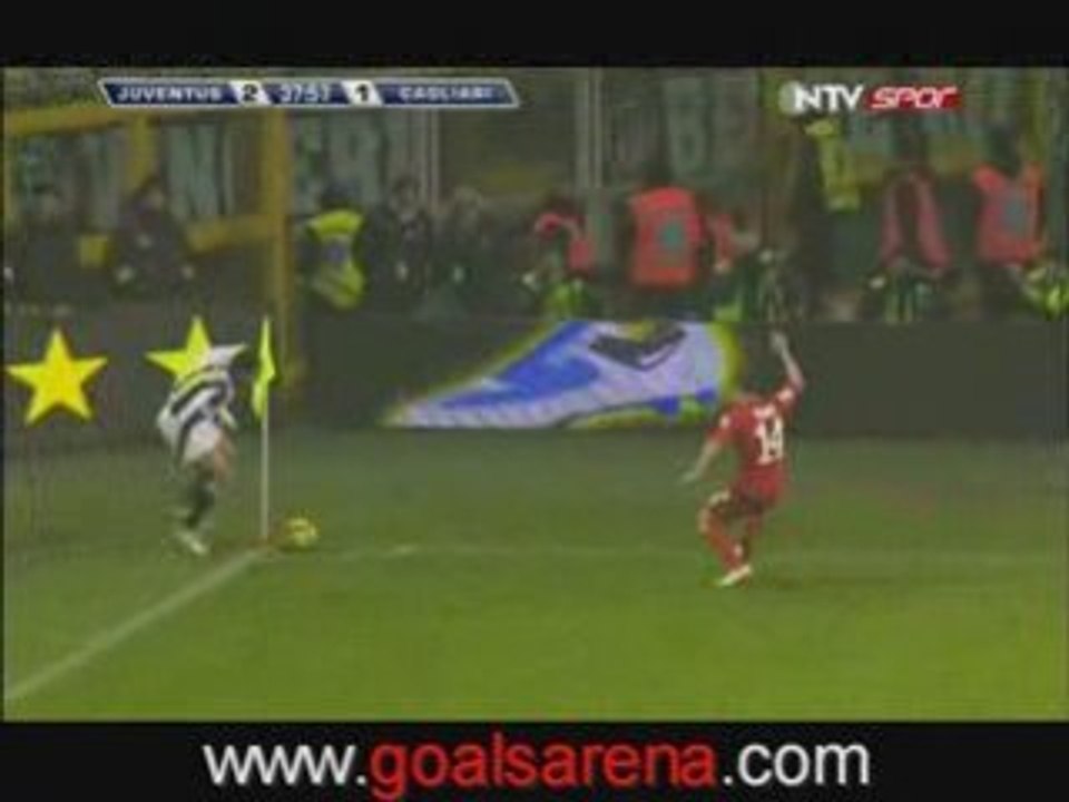 Juventus 2-1 cagliari. nedved