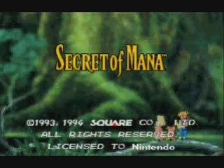 Introduction de Secret of Mana (SNES)