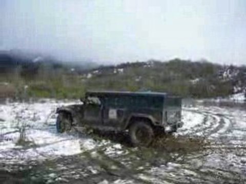 Hummer H1 - prova su fango-neve