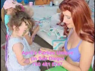 San Diego Kids Birthday Party with Fantasy Characters