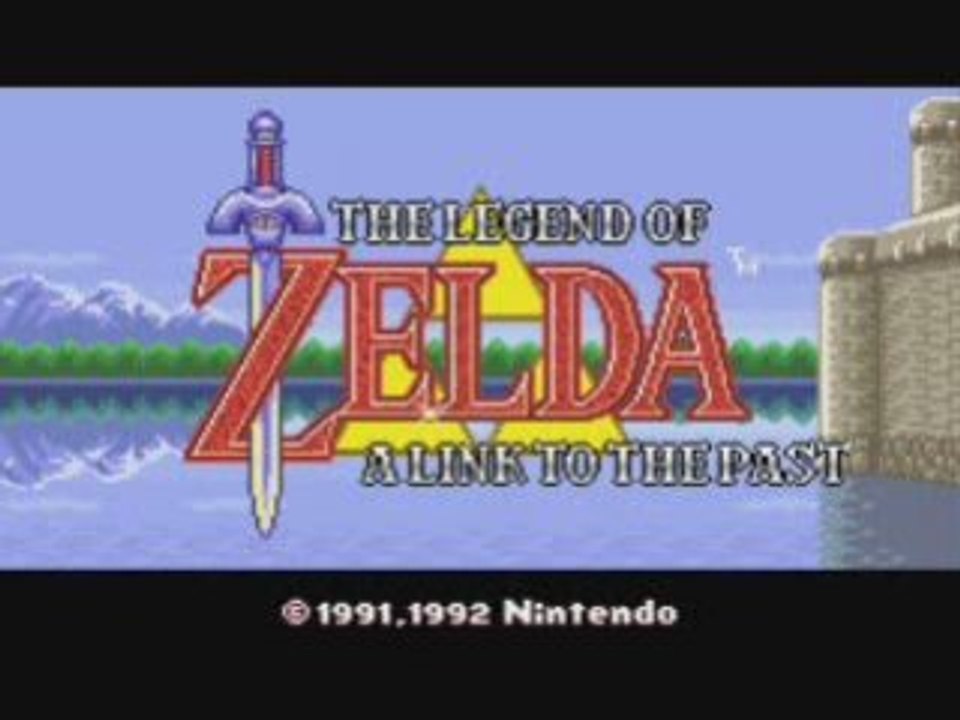 Introduction de Zelda : A Link to the Past (SNES)