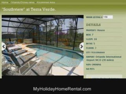 florida holiday rentals, florida vacation rentals