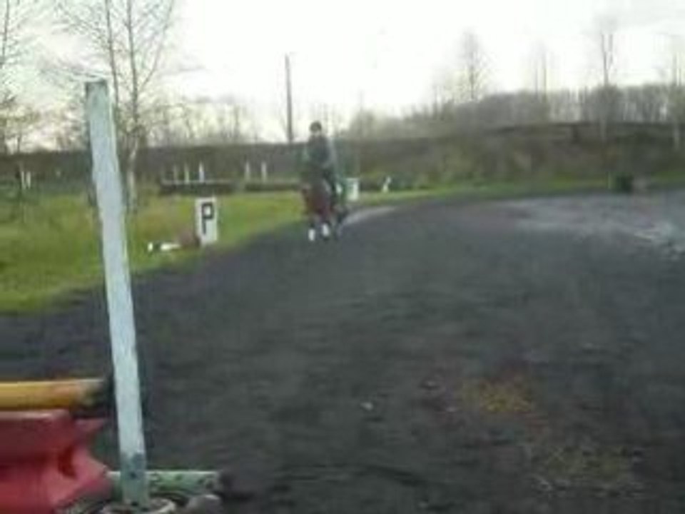Roméo & moi en saut dans la carrière