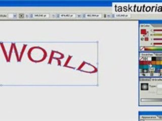 Arch comic book text in illustrator - Tutorial