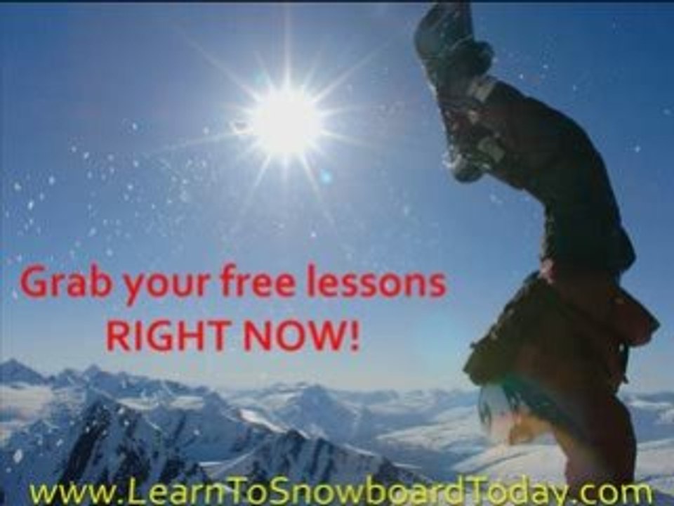 Beginner Snowboarding Tips, How to Snowboard, Learn to Snowb
