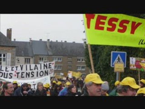 Manifestation STOP EPR THT à Mortain samedi 31 janvier 2009