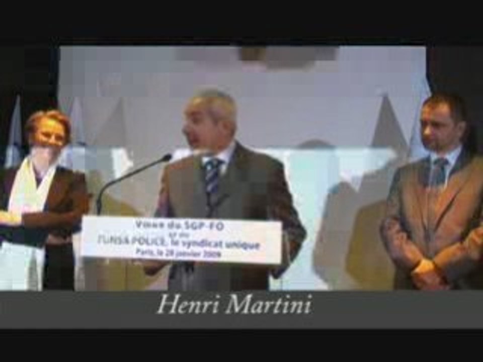 Vidéo 1 Voeux SGP-FO et Unsa Police  (6mn)