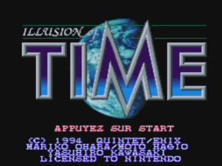 Introduction de Illusion of Time (SNES)