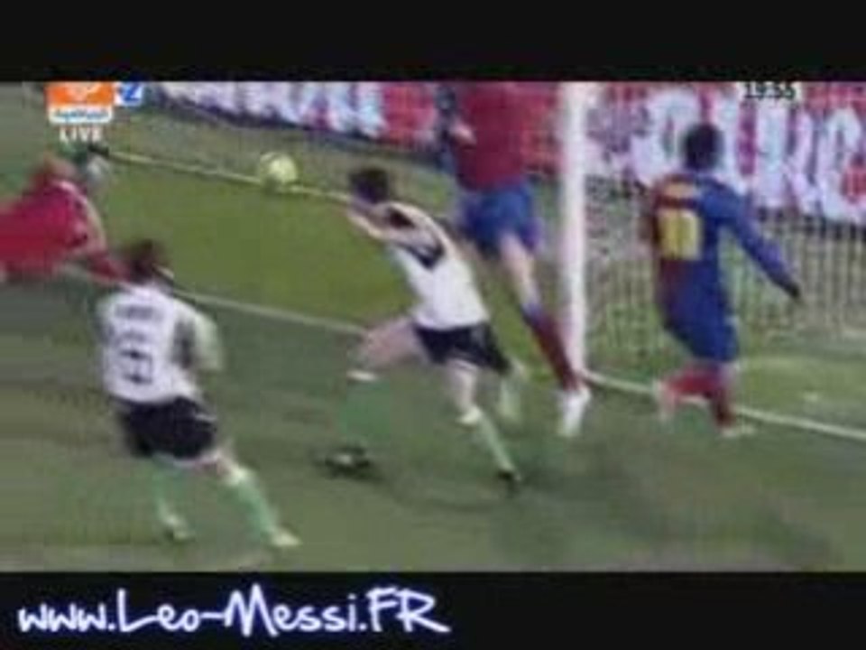 Messi 2 goals vs Racing Santander