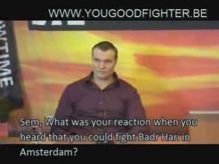 Badr Hari vs Sem Schilt - 29-01-09 Part1