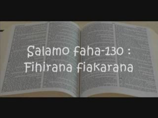 Mana isan'andro - Salamo 130 : 1 - 8