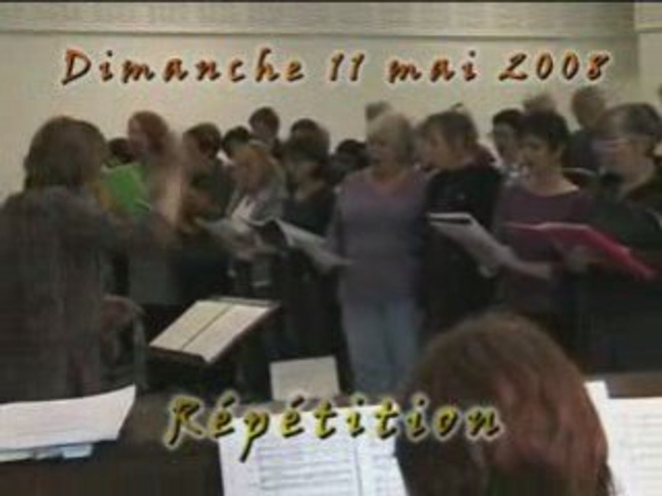 Opéra Mosset - La Flûte Enchantée - La répétition