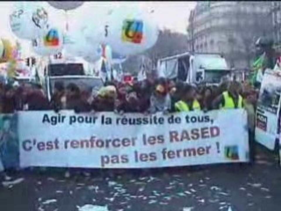29 janvier 2009 - Manifestation pour l'éducation à Paris