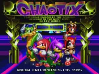 [ Sound Test ] Knuckles Chaotix 32x