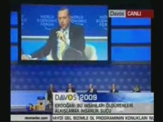 Colère du premier ministre Turc Erdogan à Davos 2009 (Gaza)