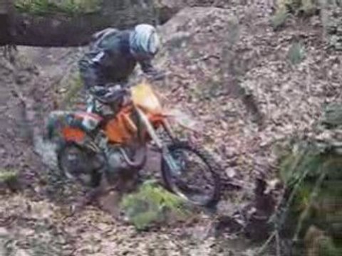 Franchissement KTM 450 250 EXC