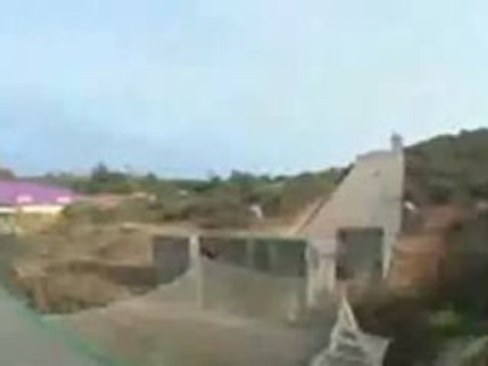Lucky tricycle jump