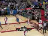 NBA Courtney Lee brings the ball up the court and finishes