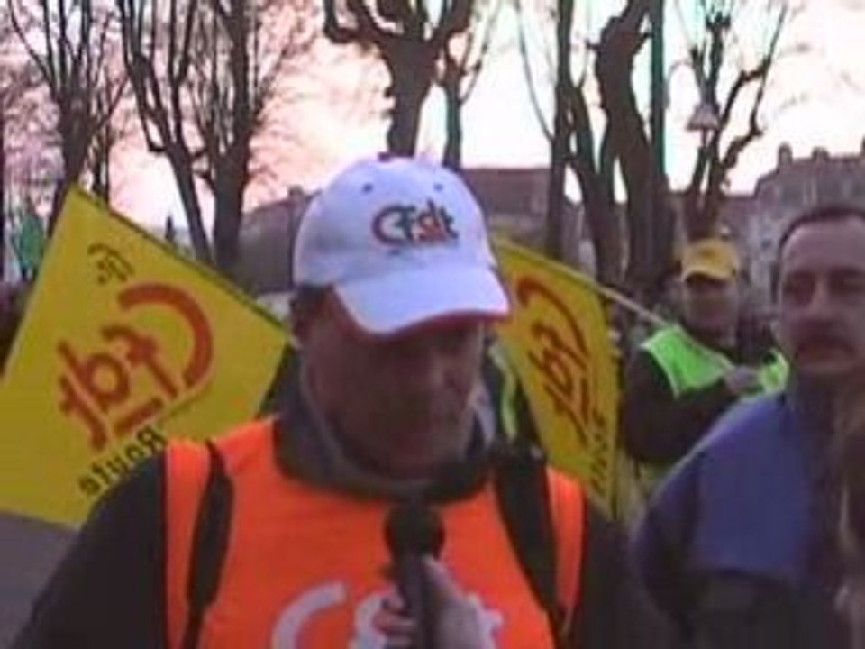 Manifestation Chaumont 29/01/09
