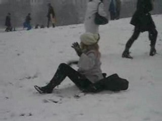 Tentative de Luge à Primrose Hill