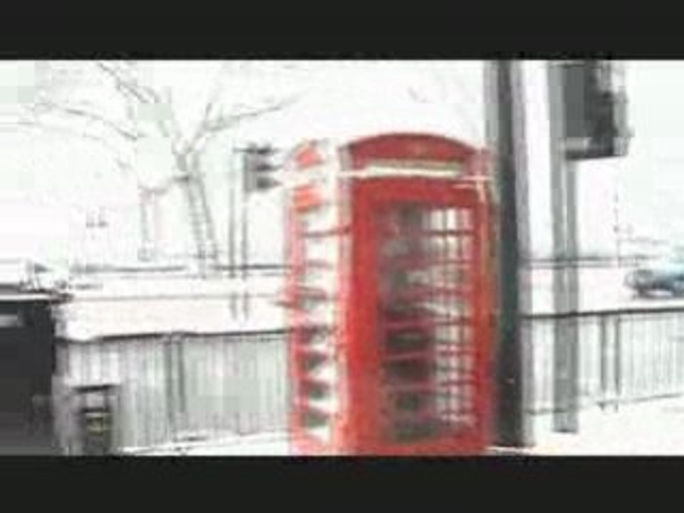 White February Snow in Marble Arch and Hyde Park, London