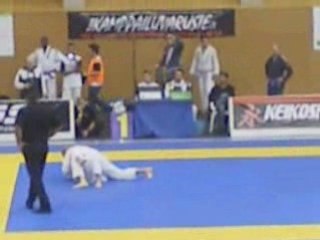 Lizarazu 1er combat coupe d'europe bjj