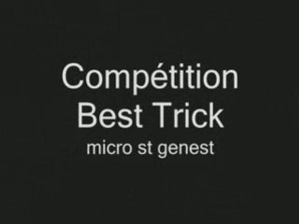 Competition de mini rampe st Genest 2009 (1er partie)