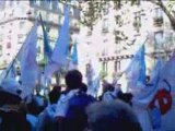 Manif UNSA Education Rhone Alpes (Paris 19 oct 2008)