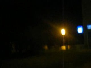 Cyril entrain de pisé sur le ront point de la rocade