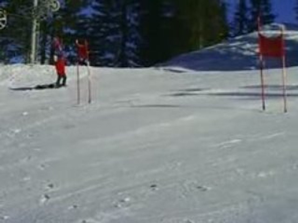 Géant Croix Fry Manche 1 Marielle 31-01-2009