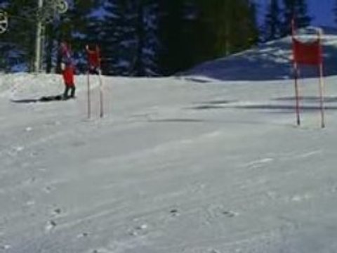 Géant Croix Fry Manche 1 Marielle 31-01-2009