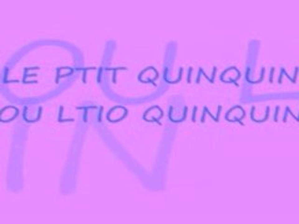 Le ptit QUINQUIN l'hymne des chti   vive les gars du nord