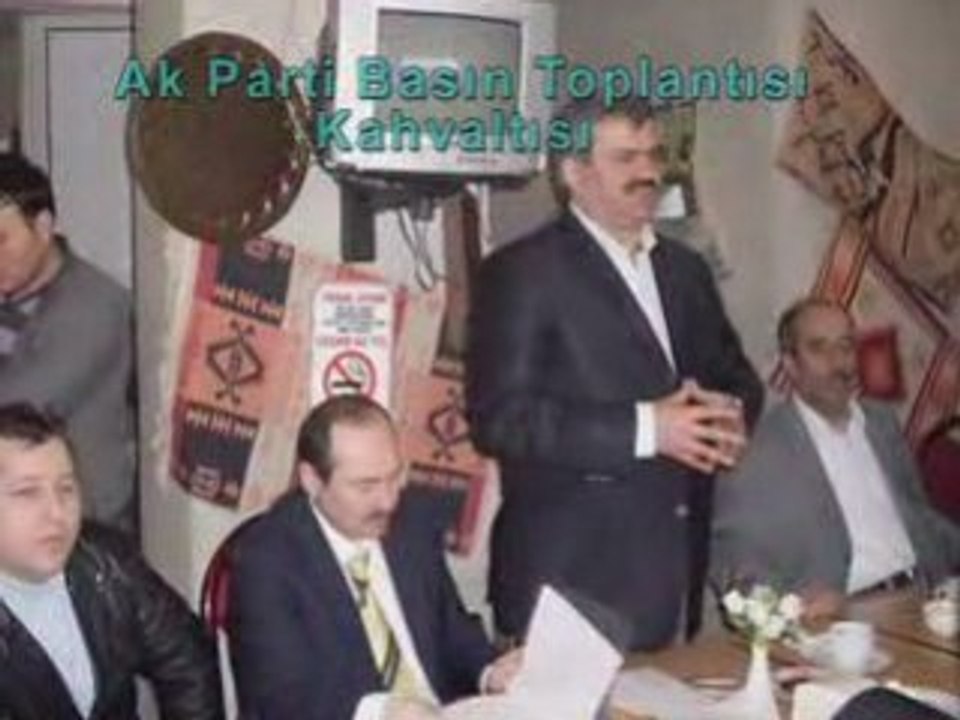 Ak parti  basın Toplantısı Kahvaltısı