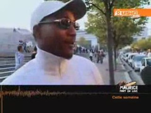 BA Maurice Part en live sur M6 Music Hits au concert de NTM