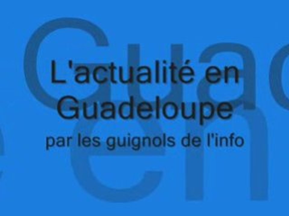 Grève Guadeloupe en Janvier 2009