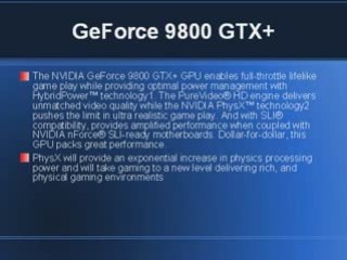 Nvidia GeForce 9800 GX2/GTX+ Review