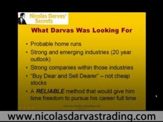 Nicholas Darvas Trading System | Darvas Objectives