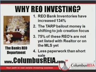 Columbus Investment Property REO Training at Columbus REIA