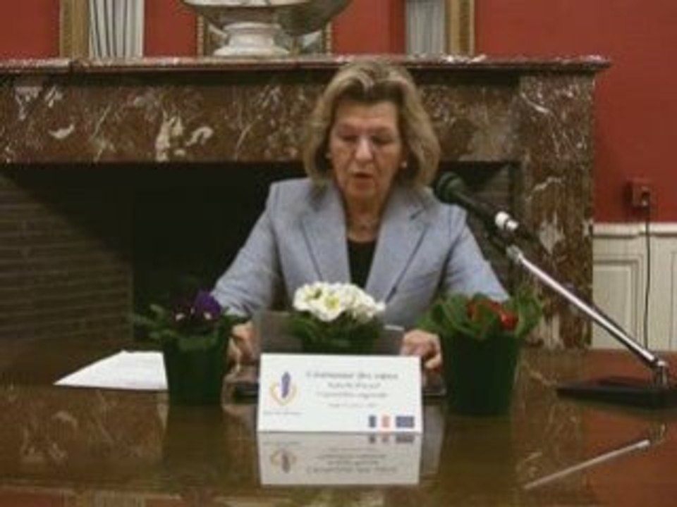 Voeux d'Isabelle Piérard, conseillère régionale