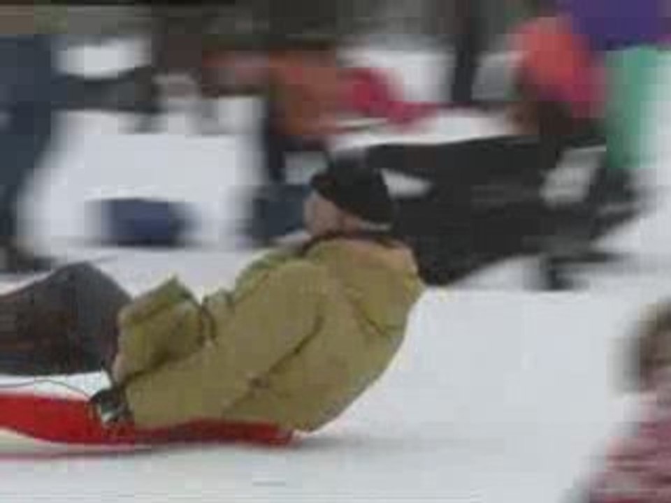Brits go mad for the snow