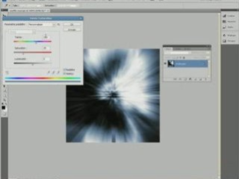 Tutoriel Photoshop : Effet Souffle d'Energie