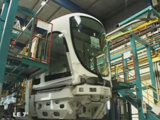 Angers : Essai de la première rame de Tramway