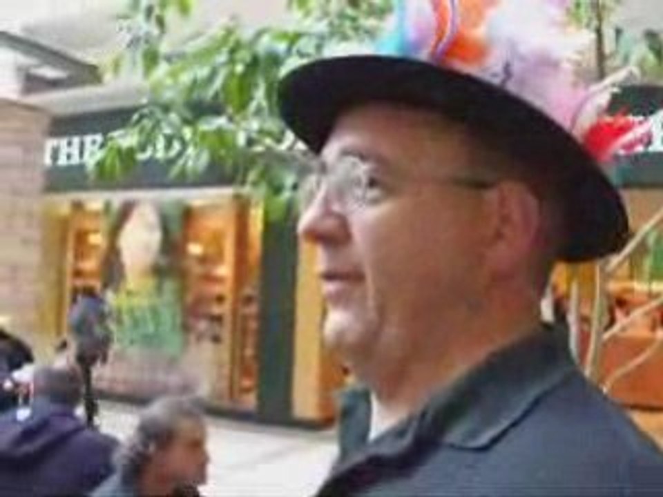 SUSTAINBLE ENTERTAINMENT in a VANCOUVER MALL