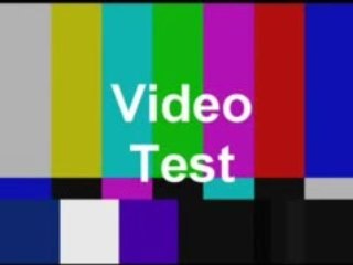 video test pattern