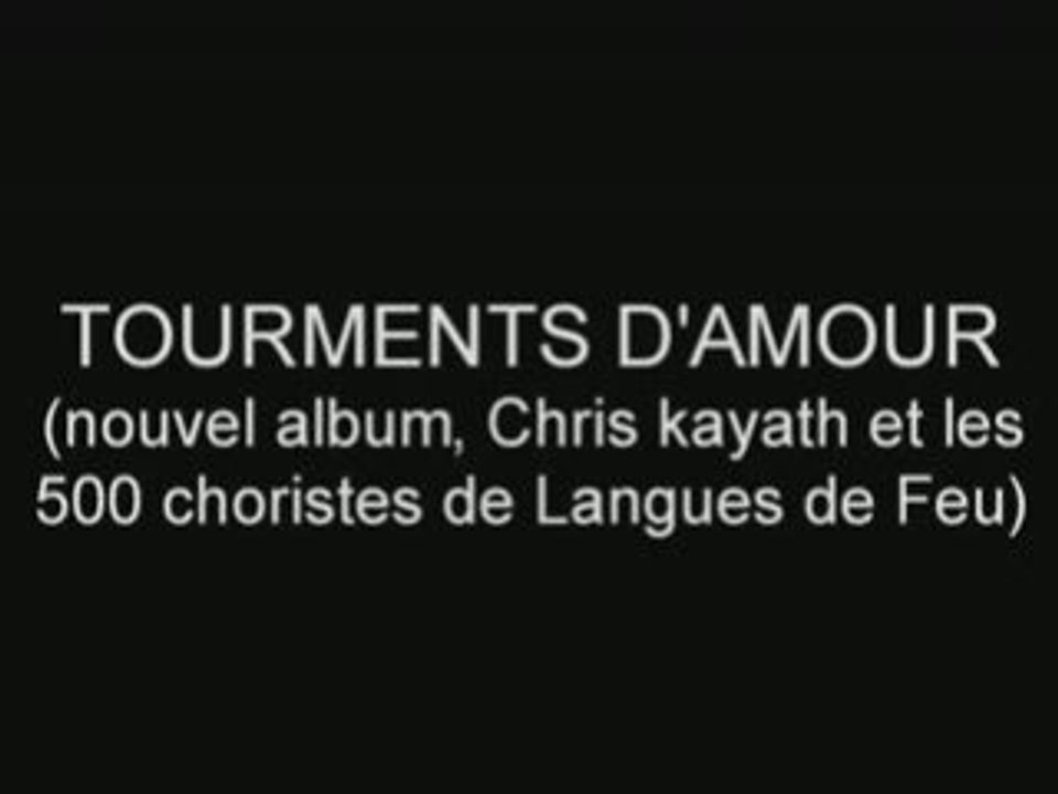 TOURMENTS D'AMOUR