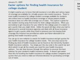 The Different Forms of Student Health Insurance
