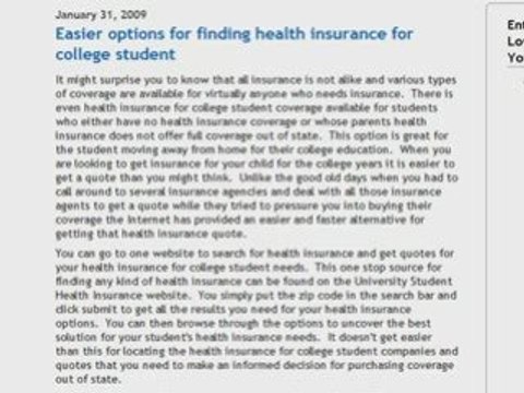 The Different Forms of Student Health Insurance