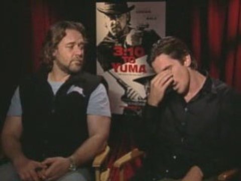 3:10 to Yuma / Interview : Christian Bale & Russell Crowe #9